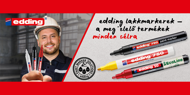 Edding lakkmarkerek - a megfelelő termékek minden célra!