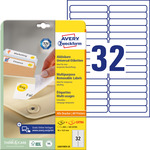 Avery univerzális visszaszedhető etikett  96 x 16,9 mm 25 ív/csomag