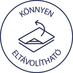 Avery öntapadó textil etikett - fehér 80 x 50 mm 20 ív/csomag