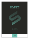 ICO Student Premium füzet, A4 sima lapos (80-32) fekete borító