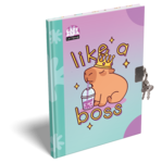 LIZZYSULI EML&Eacute;KK&Ouml;NYV KEM&Eacute;NYFEDELES LOLLIPOP CAPYBARA A/5