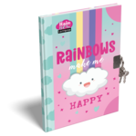 LIZZYSULI EML&Eacute;KK&Ouml;NYV KEM&Eacute;NYFEDELES LOLLIPOP RAINBOW A/5