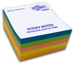 Öntapadó jegyzettömb 75x75 320 lap élénk/neon színek