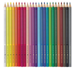 Faber-Castell Színes ceruza-készlet 24db-os háromszögletű GRIP fém dobozban