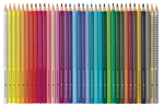 Faber-Castell Színes ceruza-készlet 36db-os háromszögletű GRIP fém dobozban