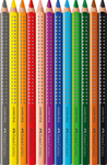 Faber-Castell Színes ceruza-készlet 12db-os háromszögletű GRIP Jumbo