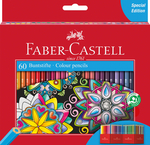 Faber-Castell Színes ceruza-készlet 60db-os hatszögletű