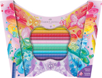 Faber-Castell Színes ceruza-készlet 20db-os háromszögletű SPARKLE pillangós fém dobozban (12db alap +8db pasztell szín)