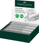 Faber-Castell Radír GRIP 2001 háromszögletű szürke színben