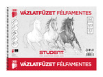 ICO STUDENT B4 v&aacute;zlatf&uuml;zet, f&eacute;lfamentes, 120g, 32 lap, spir&aacute;lozott
