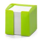 Durable Basic Trend Jegyzettömbtartó, 800db fefér lappal töltve, műanyag zöld