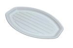 Hidegtál  5 személyes KOMP cukornád fehér (43cm x 28 cm) 50 db./ csom