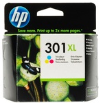 Tintapatron CH564EE No. 301 XL színes HP