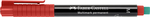 Faber-Castell Alkoholos filctoll piros M-es heggyel