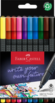 Faber-Castell Tűfilc készlet 10db-os 0,4mm GRIP