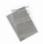 Genotherm adatvédelmi, PP, A4, Camouflage, víztiszta, 5db/csom