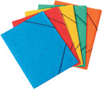 Gumis mappa A/4 350-400g, fekete, prespánhatású