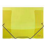 P+P Lines yellow Gumis mappa P+P A4 sárga átlá  2-506