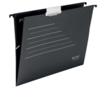 F&uuml;ggőmappa karton A4 'V'  fekete, feh&eacute;r