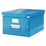 Tárolódoboz Leitz Click&Store A4 méretű, kék 60440036