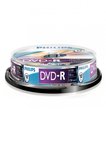 DVD-R PHILIPS, 4,7GB, 16x, hengeres, 10db/henger