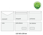 Boríték LC5 enyvezett környezetbarát 162x229mm