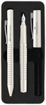 Faber-Castell Töltőtoll+Golyóstoll készlet 2db-os GRIP 2010 Harmónia kókusztej test szín M-es/XB-s heggyel fém díszdobozban