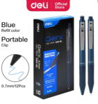 Deli Geni Zsel&eacute;stoll, 0,7 mm, nyom&oacute;gombos, k&eacute;k