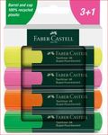 Faber Castell szövegkiemelő 4 db-os készlet, 48 Superfluorescent