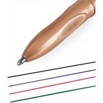 Zebra Smooth 4C Rose Gold Golyóstoll 4 színű