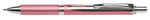 Pentel Energel prémium fém nyomógombos rollertoll rózsaszín test/kék tinta 0.35mm BL407P-A
