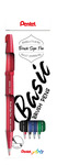 Ecsetfilc Pentel 4db (fekete, kék, piros, zöld)