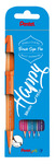 Ecsetfilc Pentel 4db (narancs, pink, világoskék, lila)