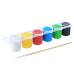 Tempera PRIMO Poster Paint  253TB6EP  6x25 ml, t&eacute;gelyes + ecset