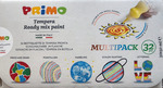 Tempera PRIMO 50ml, finomkih&uacute;z&oacute;val 2001SBOX3201 8x32db 50ml k&eacute;szlet