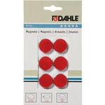Mágnes kör 24mm PIROS DAHLE <6db/csom>