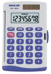Zsebszámológép SEC 263/8 napelem+elem SENCOR