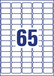 Avery átlátszó címzés etikett 38 x 21,2 mm  25 ív/csomag