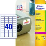 Avery háromszor erősebb tapadó etikett 45,7 x 25,4 mm 20 ív/csomag