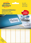 Etikett -3327- 50x19mm univerzális FEHÉR AVERY 