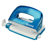 Leitz WOW mini lyukasztó, 10 lap, kék 50601036