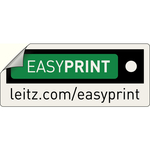 Leitz WOW nyomtatható regiszter, 1-10, PP, extra széles 12430000