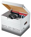 Archiválódoboz, M méret, LEITZ Solid, fehér, felfelé nyíló tető  61180001
