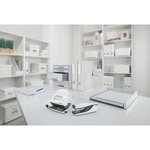 Lyukasztó Leitz 5008 NEXXT metálfényű fehér fém test, max.30laphoz 50081001