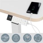 Leitz Ergo elektromos ülő-álló asztal felállásra emlékeztetővel