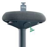Ülőszék, billenő, ergonomikus, LEITZ Ergo Active, sötétszürke