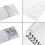 Leitz WOW spirálfüzet, A5, kockás, fehér 46410001