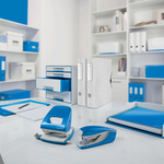Leitz WOW spirálfüzet, A5, kockás, kék 46410036