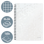 Leitz WOW spirálfüzet, A4, kockás, fehér 46380001