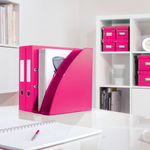 Leitz WOW spirálfüzet, A4, kockás, rózsaszín 46380023